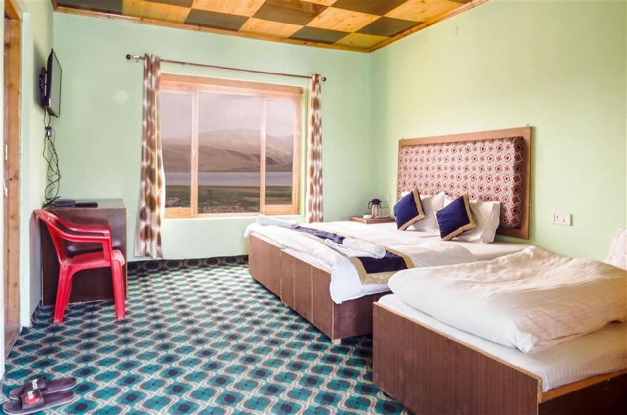 Tsomoriri Hotel Lake View Karzok Bagian luar foto