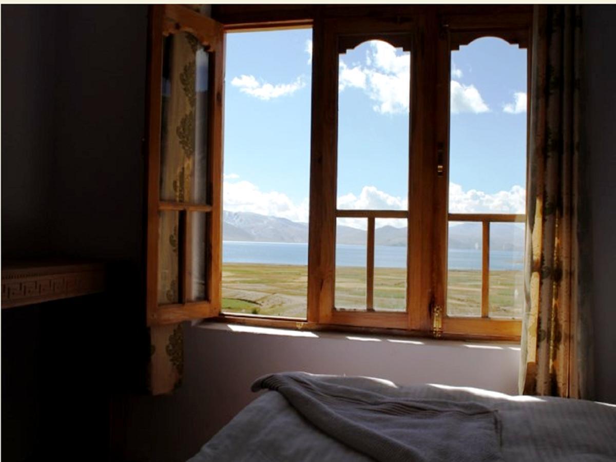 Tsomoriri Hotel Lake View Karzok Bagian luar foto