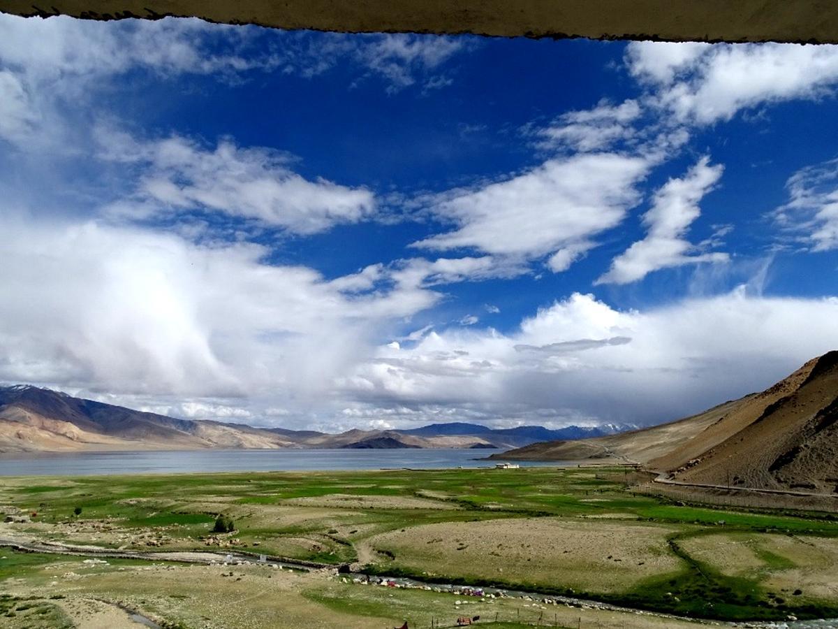 Tsomoriri Hotel Lake View Karzok Bagian luar foto