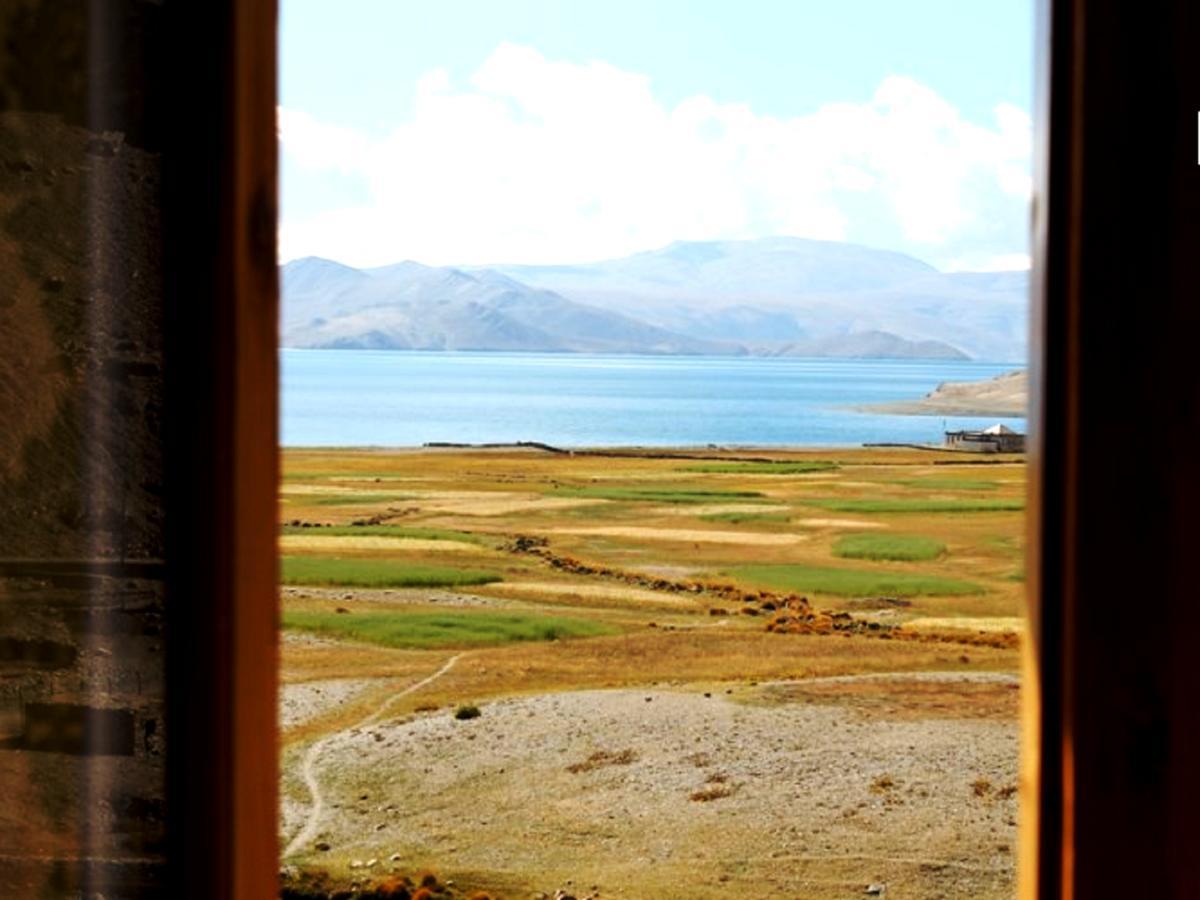 Tsomoriri Hotel Lake View Karzok Bagian luar foto