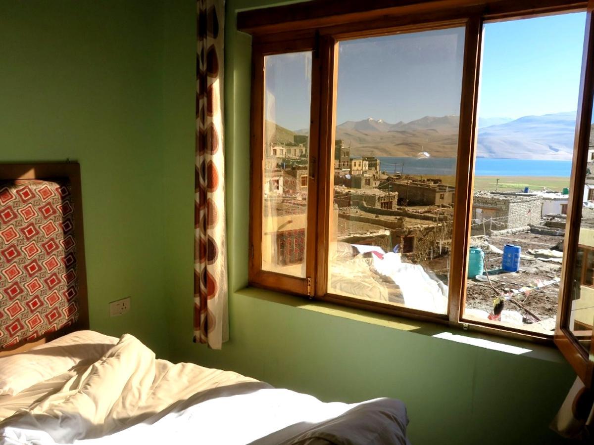 Tsomoriri Hotel Lake View Karzok Bagian luar foto